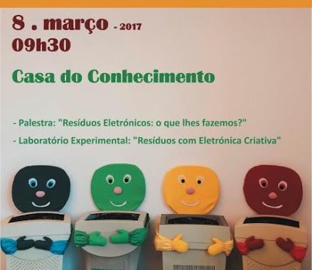 Casa do Conhecimento de Vila Verde recebe esta quarta-feira ‘Oficina de Resíduos Electrónicos’