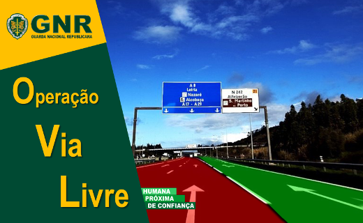 Operação Via Livre: GNR fiscaliza circulação abusiva pela esquerda e do meio em autoestradas