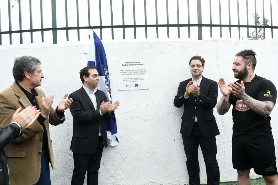 Ricardo Rio inaugurou polidesportivo das Parretas