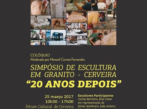 20 anos depois, artistas do Simpósio de Escultura em Granito de Cerveira reencontram-se para falar de escultura contemporânea (20 Mar)