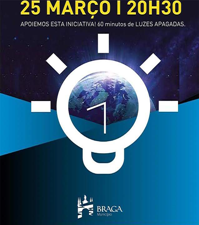 Câmara de Braga apela à participação na Hora do Planeta este sábado