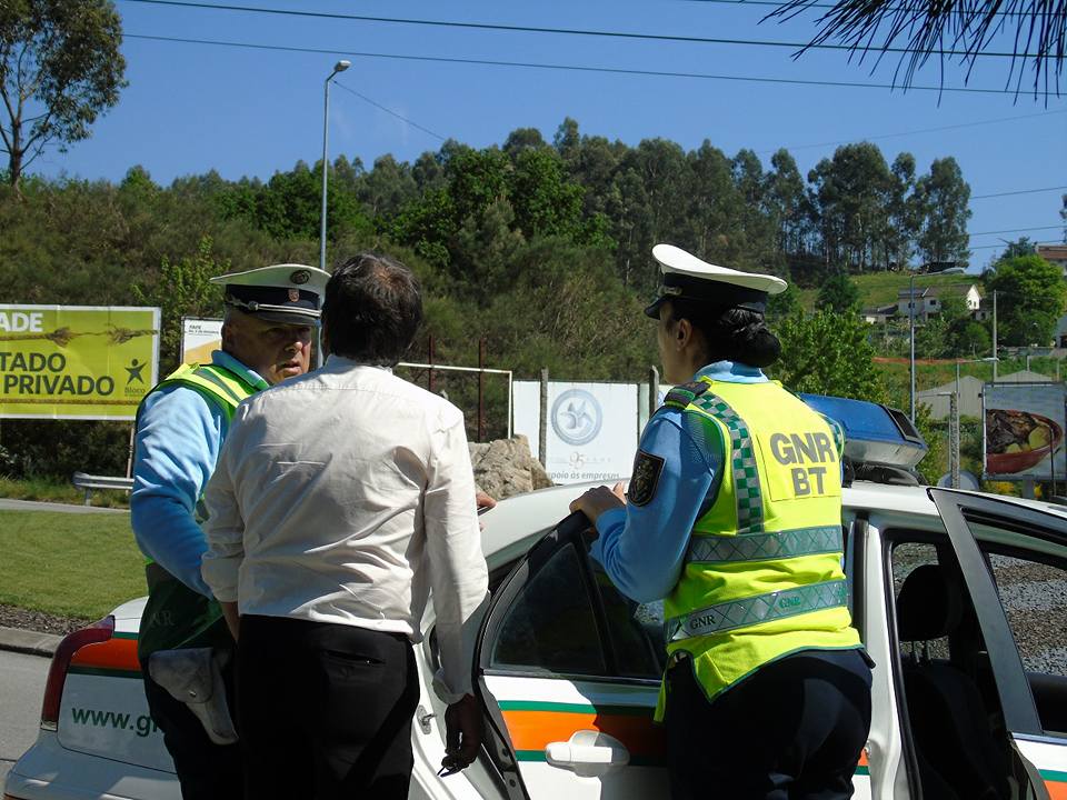 Operação Páscoa da GNR apanha no distrito de Braga álcool a mais e falta de cinto de segurança