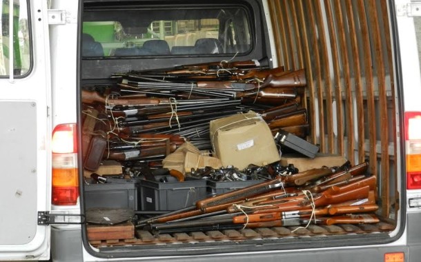 PSP destruiu seis mil armas apreendidas em Braga, Viana, Vila Real, Porto e Viseu