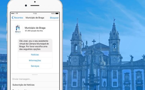 Câmara de Braga disponibiliza assistente digital para ‘falar’ com cidadãos via Messenger