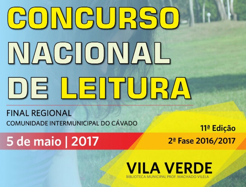 Vila Verde acolhe final regional do Concurso Nacional de Leitura esta sexta-feira