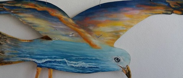 Pintora Fátima Miranda inaugura ‘Mar e Reflexo’ este sábado na Biblioteca Municipal