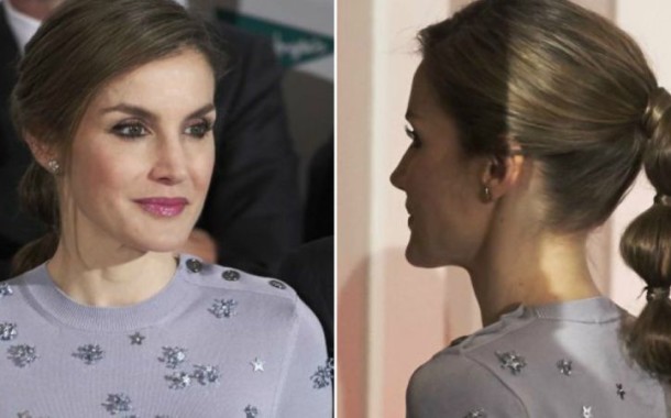 Penteado arrojado de Letizia não deixa ninguém indiferente