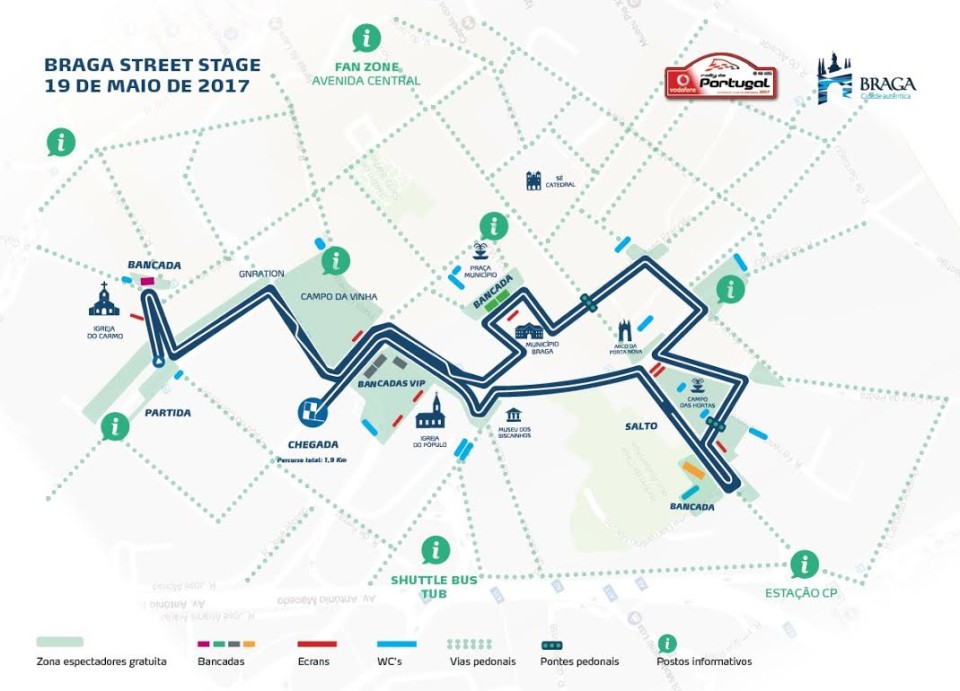 ‘Braga Street Stage’ com postos informativos espalhados pela cidade; RTP transmite prova a partir das 19 horas