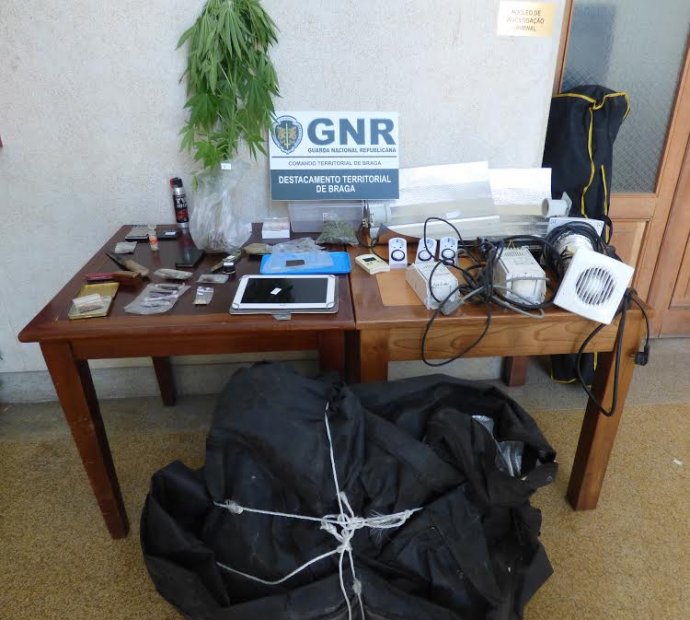 GNR detém três homens em Braga e Vila Verde por tráfico de droga