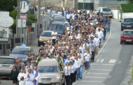 Enchente no funeral de homem que se despistou em Braga com a filha