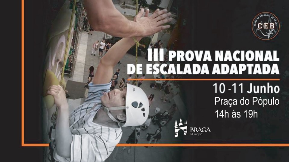 Braga organiza III Prova Nacional de Escalada Adaptada