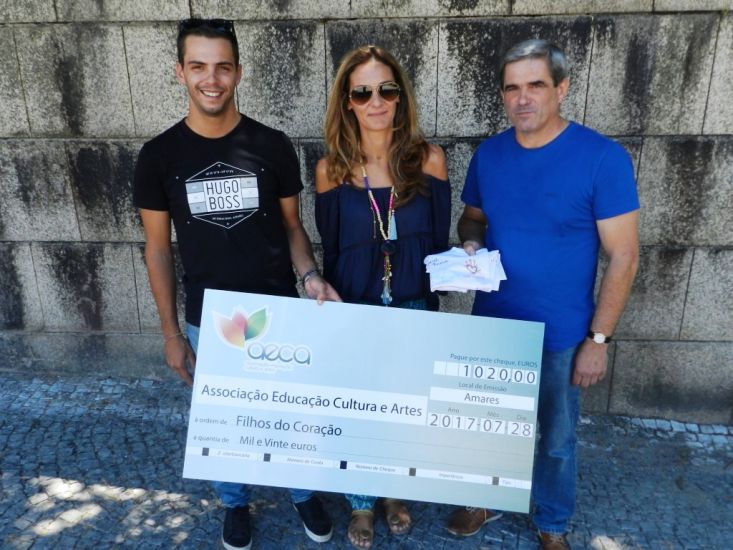AMARES: AECA entrega ao projecto ‘Filhos do Coração’ donativo resultante do concerto solidário de Natal