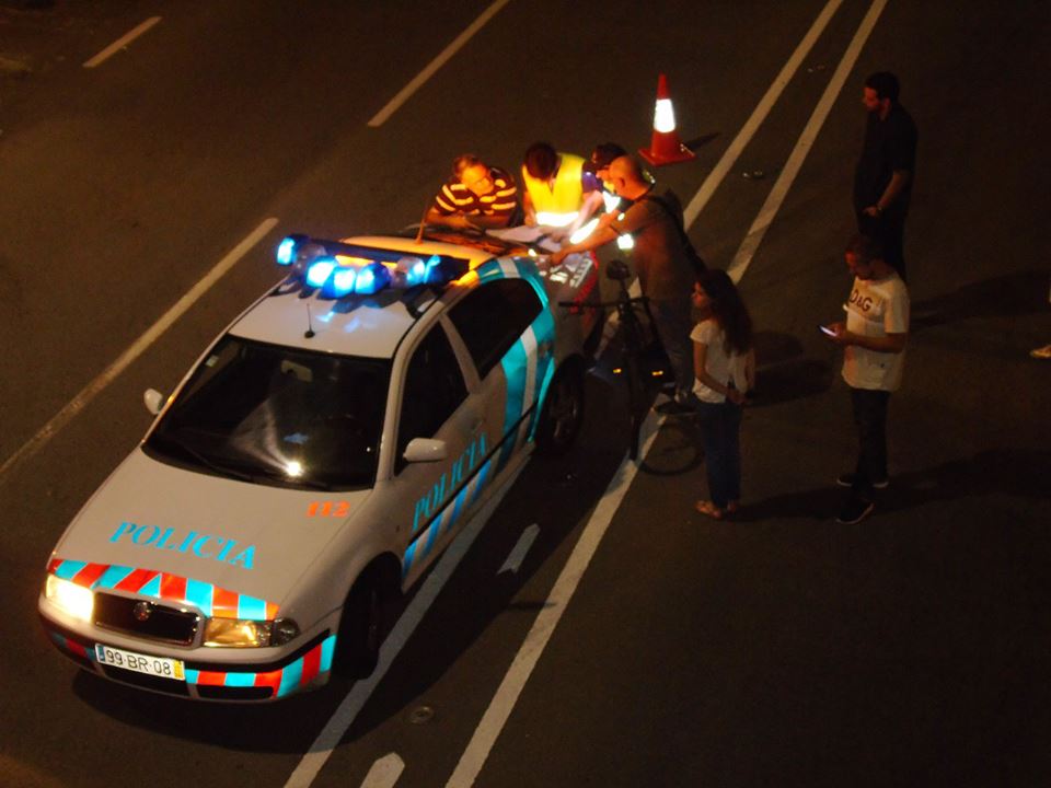 Ciclista morto em colisão rodoviária em Braga