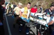 GNR socorre bombeiro galego e motard português em Lobios (Galiza)