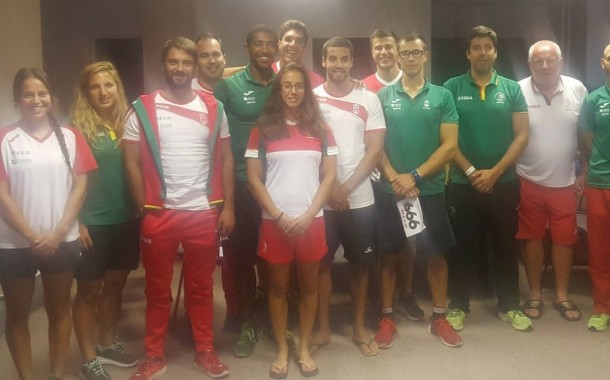 Hélder Silva, Nuno Silva e Márcia Faria no Mundial de Velocidade de Canoagem