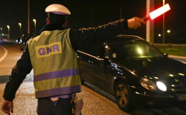 GRN detém 37 condutores com excesso de álcool em 12 horas