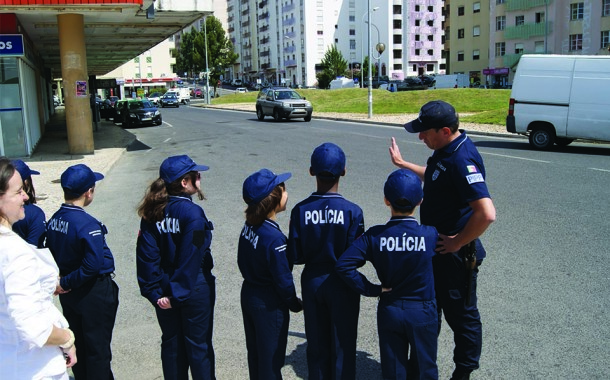 Acção de sensibilização da PSP no evento MEO KIDS CAMP Roteiro 2017