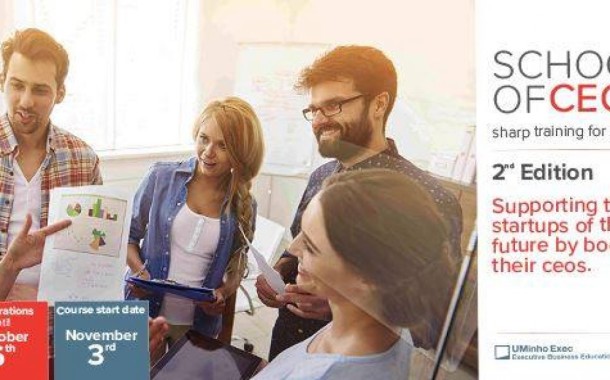 Startup Braga e InvestBraga lançam 2.ª edição da ´School of CEOs´