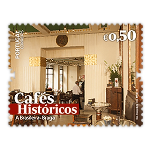 BRAGA: 'A Brasileira' em selo dos cafés históricos dos CTT