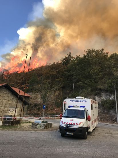 Fogo galego extinto sem entrar no Parque Nacional da Peneda-Gerês