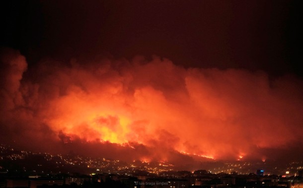 Firmino Marques lamenta que meios aéreos não tenham actuado no fogo que destruiu cerca de 1200 hectares de floresta em Braga