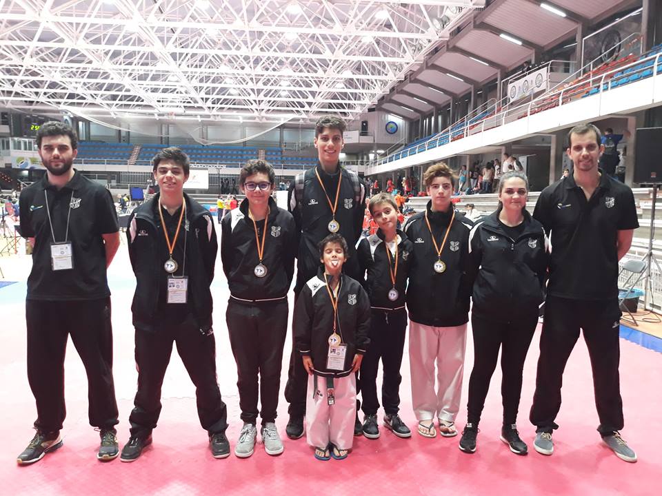 Ouro para três taekwondistas do GD Prado em Pontevedra