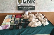 GNR de Guimarães detém três homens na posse de mais de 15 mil doses de droga