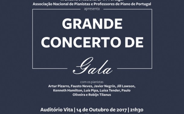 BRAGA: Nove pianistas de renome internacional sobem ao palco do Auditório Vita para Grande Concerto de Gala (14 OUT)