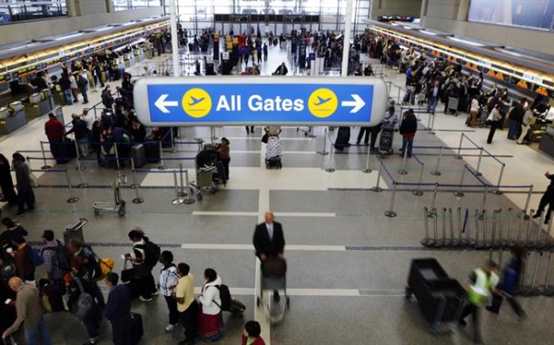 Passageiros de voos para os EUA sujeitos a 
