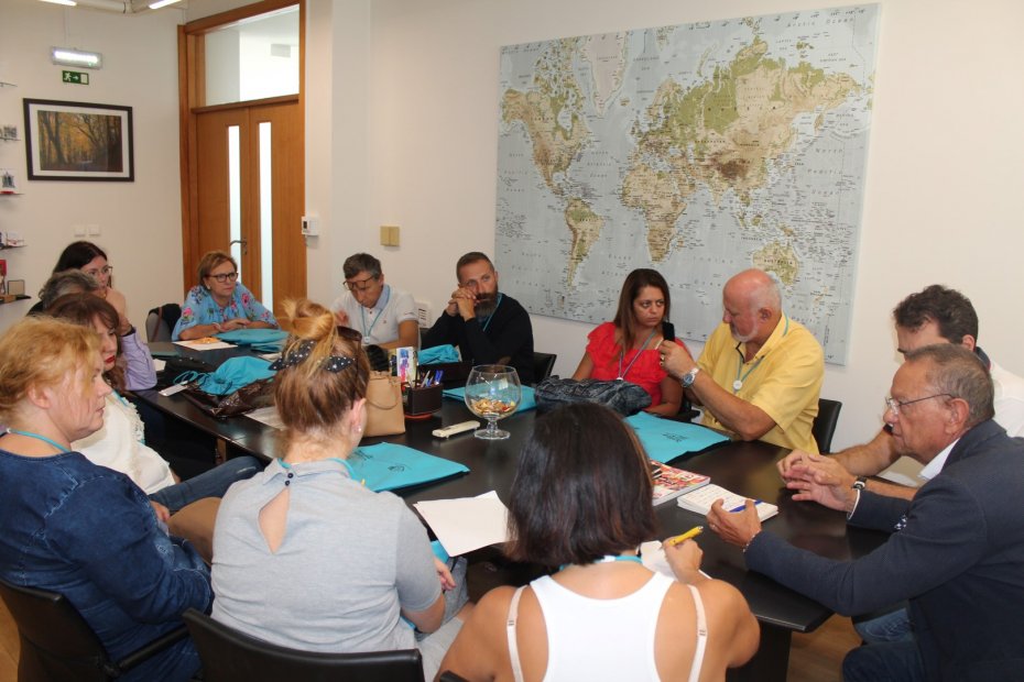 EPATV acolheu a primeira reunião do projecto sobre refugiados e migrantes