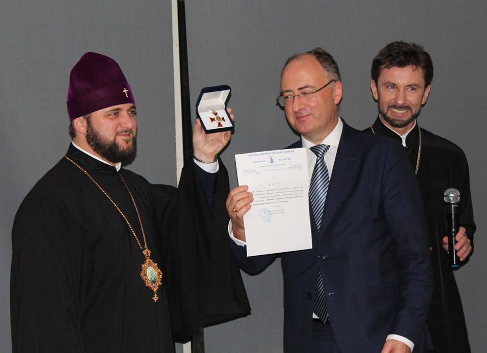 Eurodeputado José Manuel Fernandes distinguido pela Igreja Ortodoxa Ucraniana