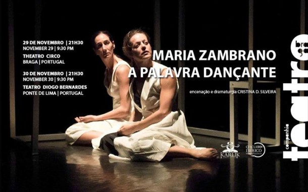 Theatro Circo apresenta esta quarta-feira ‘A Palavra Dançante’