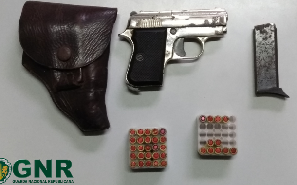CABECEIRAS DE BASTO: GNR apreende pistola em caso de violência doméstica