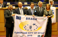 Braga recebe em Bruxelas título de Cidade Europeia do Desporto 2018 na companhia de José Manuel Fernandes