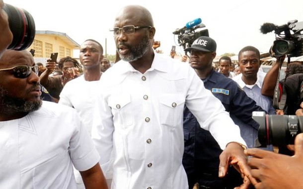 George Weah é o novo presidente da Libéria
