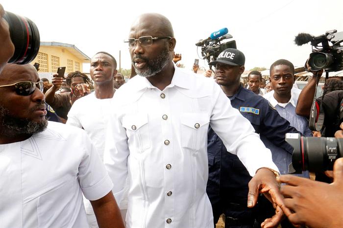 George Weah é o novo presidente da Libéria