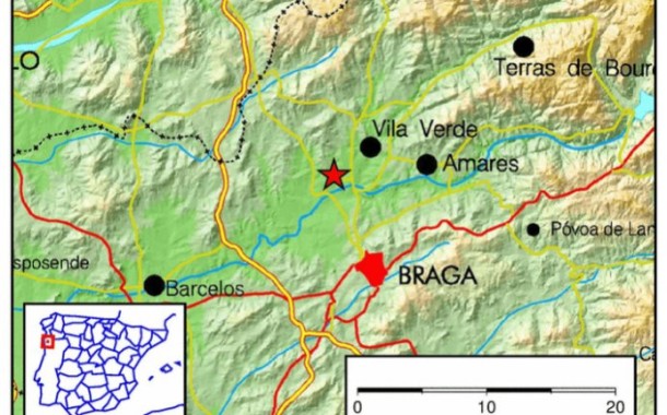 Terra tremeu em Vila Verde