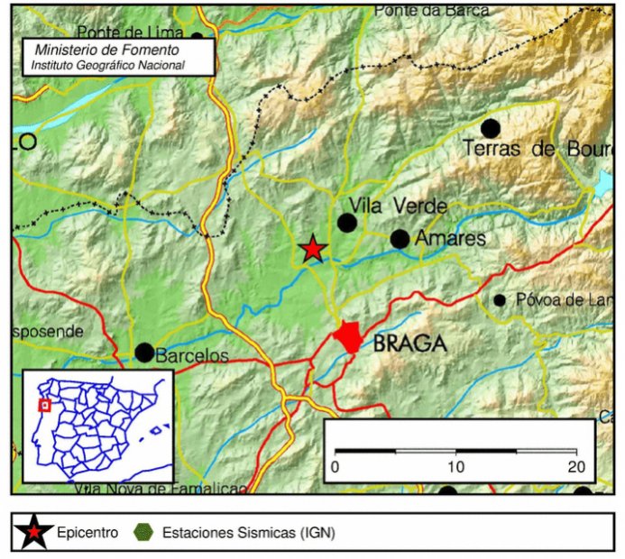 Terra tremeu em Vila Verde