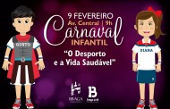 Carnaval Infantil de Braga nas ruas do centro histórico a 9 de Fevereiro