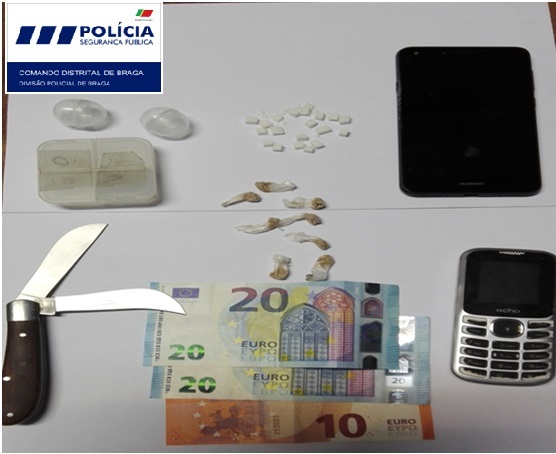 PSP detém casal com 30 doses de droga