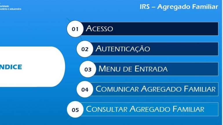 Contribuintes devem actualizar agregado familiar até dia 15 no Portal das Finanças