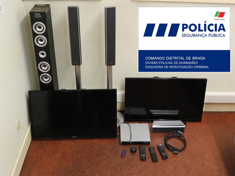 CRIME: PSP detém suspeito de furto a IPSS de Guimarães
