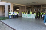 AMARES: Trabalhadores da Bracicla manifestaram-se em frente à Câmara Municipal