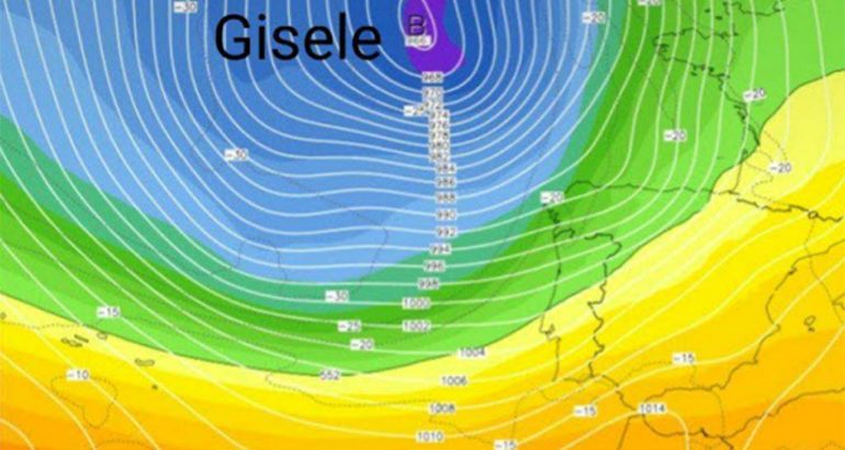 Tempestade Gisele coloca Braga sob aviso amarelo