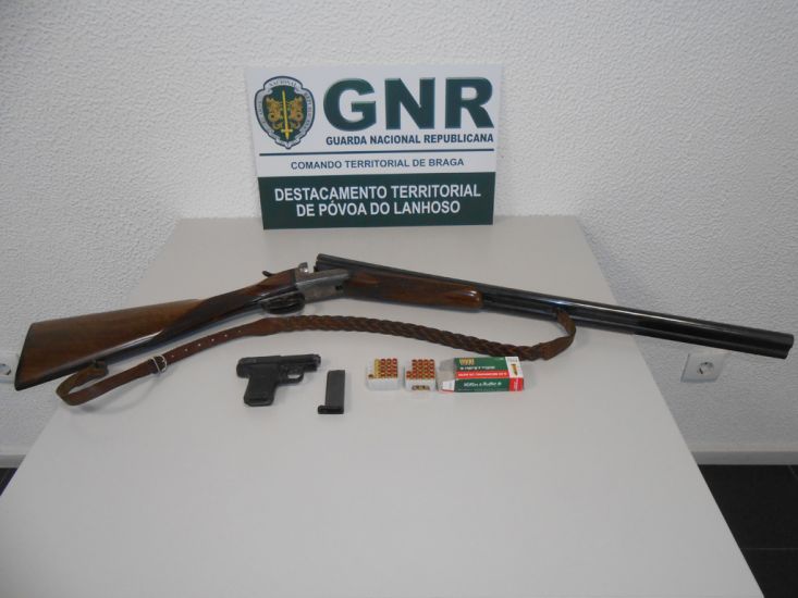 GNR de Amares apreende armas após desavença familiar