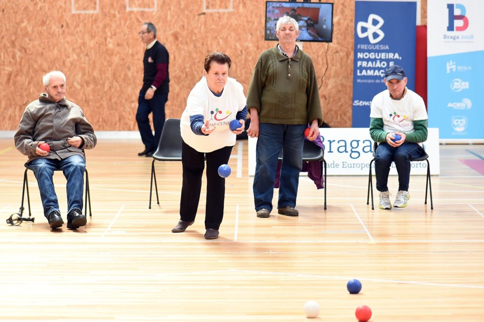 Gimnodesportivo de Lamaçães recebeu 2.ª volta do programa Boccia Sénior Braga