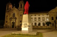 Bloco de Esquerda tapa estátua de Gomes da Costa para fomentar debate sobre Braga e o fascismo