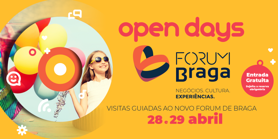 Forum Braga abre portas com dois dias de ‘open days’