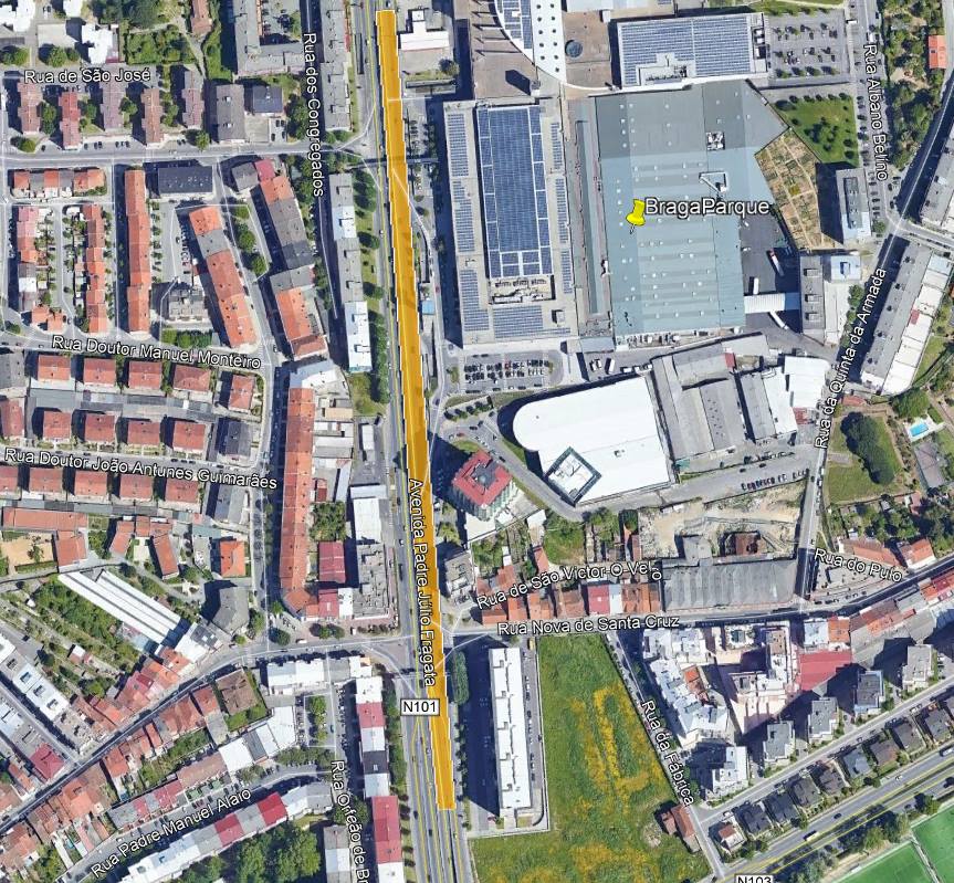 BRAGA: Trânsito condicionado a partir desta terça-feira na av. Padre Júlio Fragata (BragaParque)