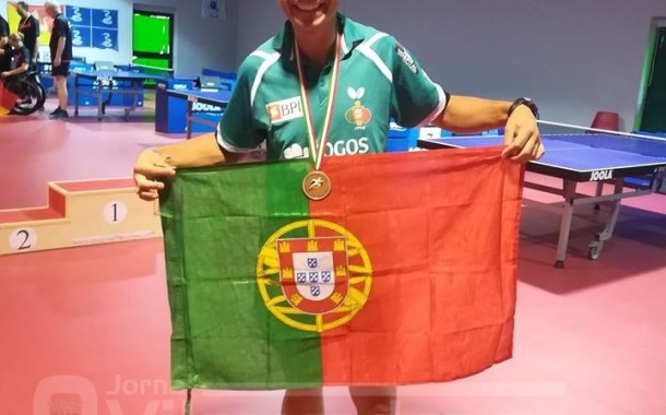 Ricardo Cunha conquista medalha de bronze no Europeu em ténis de mesa